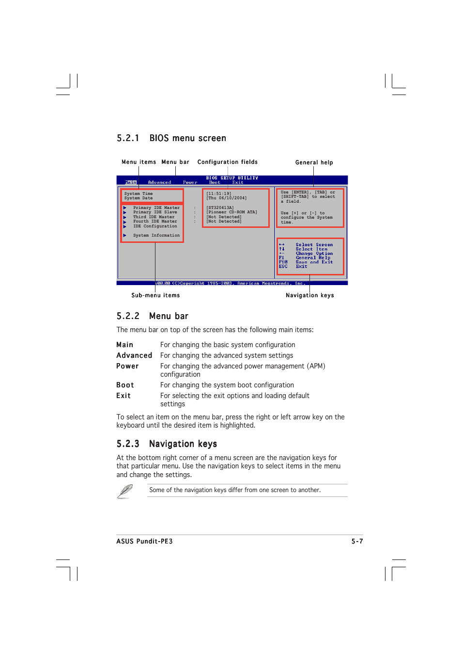 2 menu bar menu bar menu bar menu bar menu bar | Asus Pundit-PE3 User Manual | Page 65 / 90