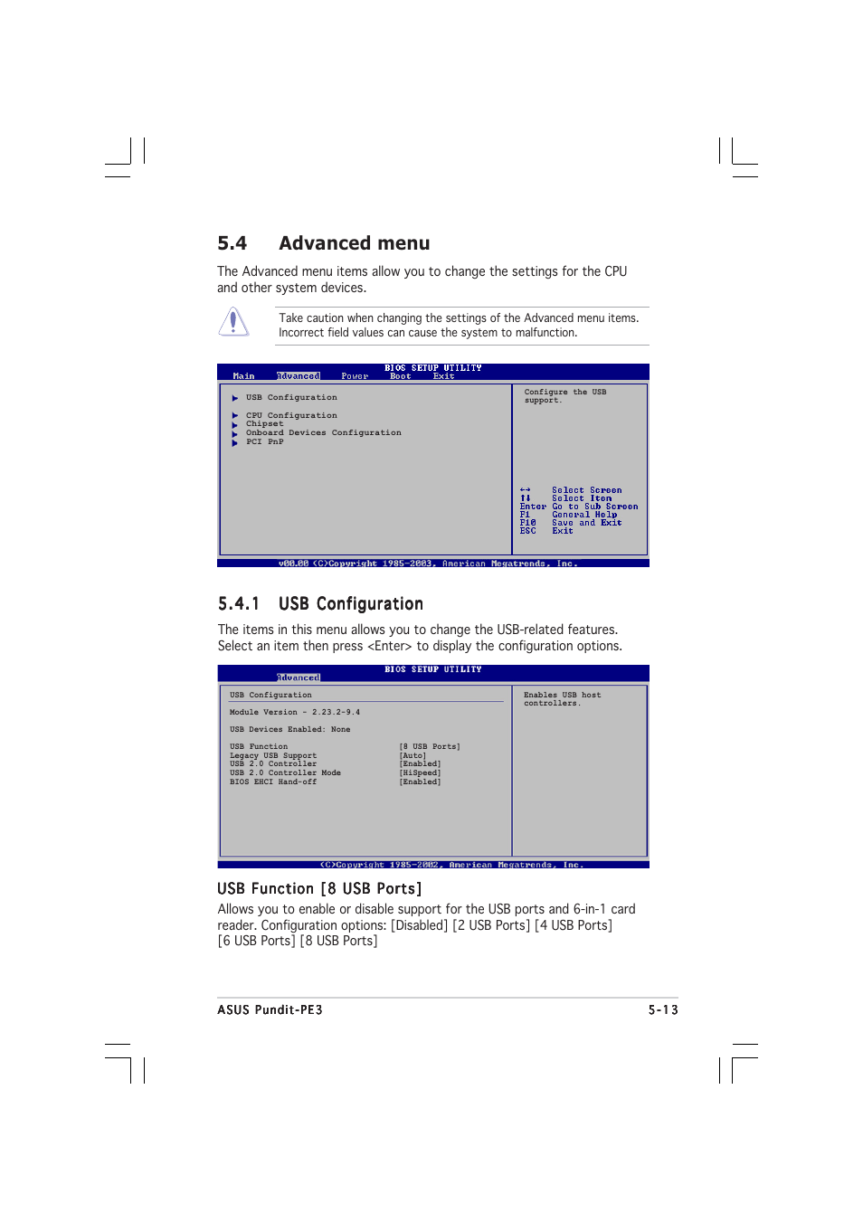 4 advanced menu | Asus Pundit-PE3 User Manual | Page 71 / 90