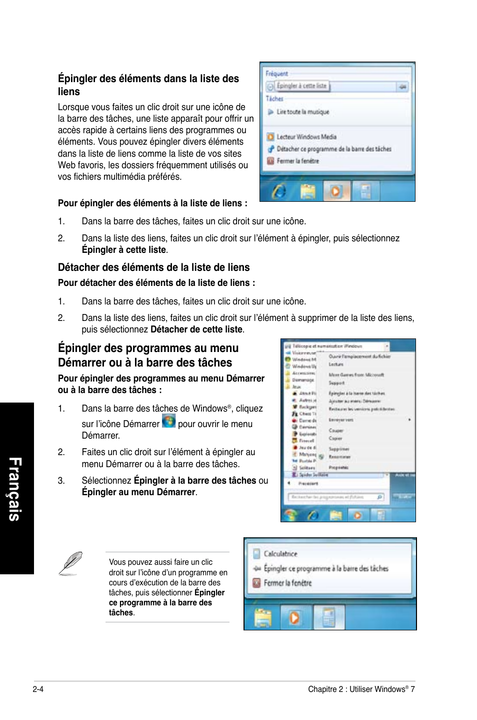 Fra nç ais fr an ça is fra nç ais fr an ça is | Asus CM1630 User Manual | Page 185 / 409