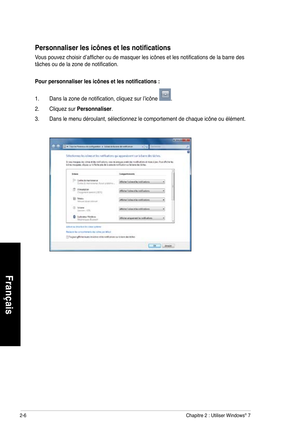 Fra nç ais fr an ça is fra nç ais fr an ça is | Asus CM1630 User Manual | Page 187 / 409