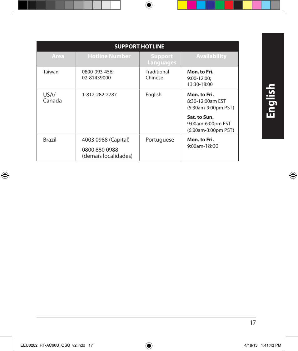 English | Asus RT-AC66U User Manual | Page 17 / 174