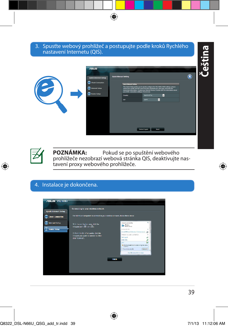 Čeština | Asus DSL-N66U User Manual | Page 39 / 143