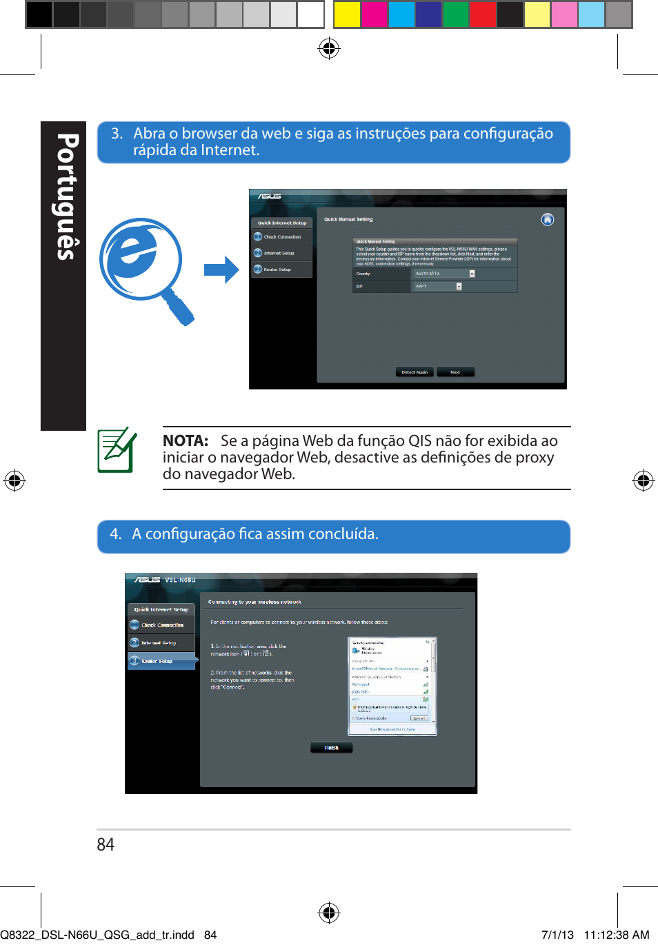 Por tuguês | Asus DSL-N66U User Manual | Page 84 / 143