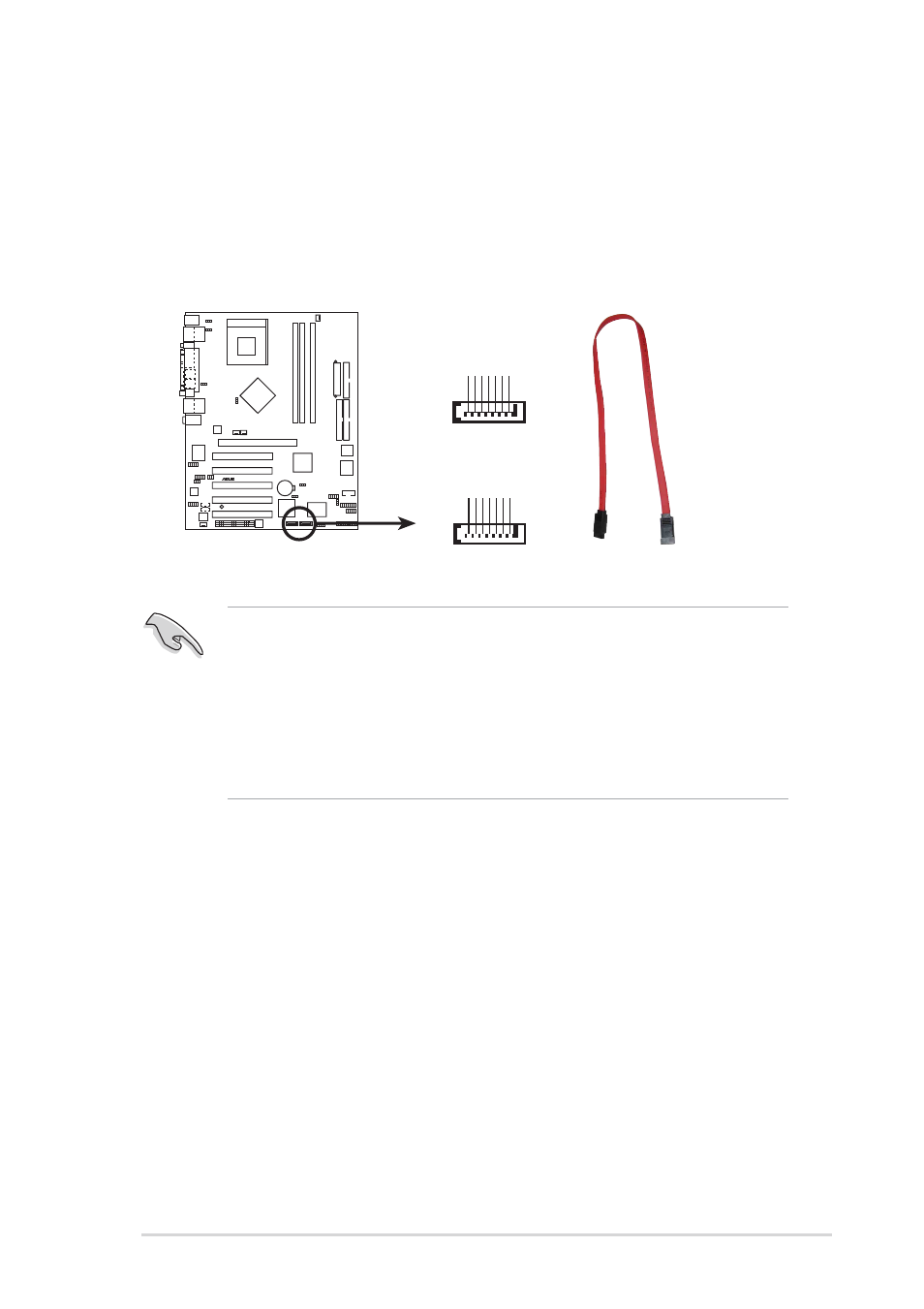 Xp™ service pack 1 when using serial ata, A7n8x-e sata connectors sata_raid1, Sata_raid2 | Asus A7N8X-E Deluxe User Manual | Page 41 / 112