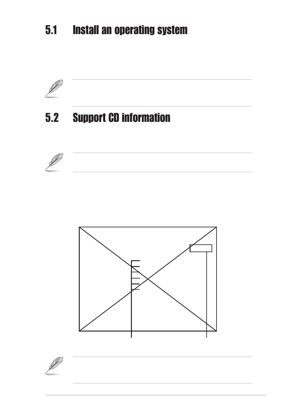 1 install an operating system, 2 support cd information, 1 running the support cd | Asus A7N8X-E Deluxe User Manual | Page 95 / 112