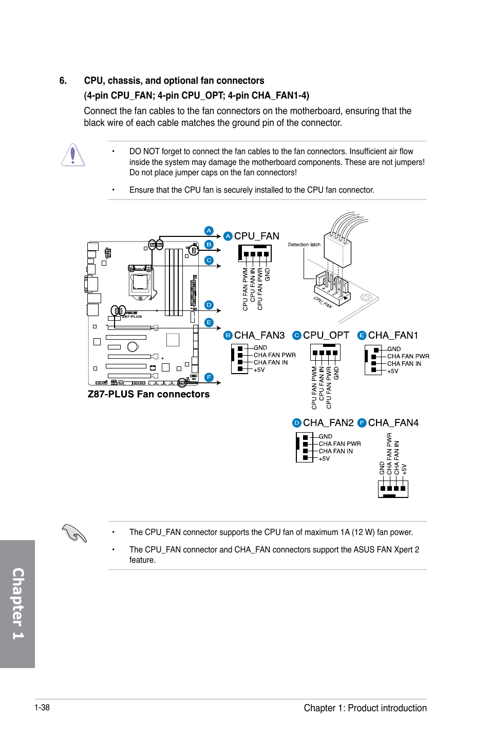 Chapter 1 | Asus Z87-PLUS User Manual | Page 54 / 174