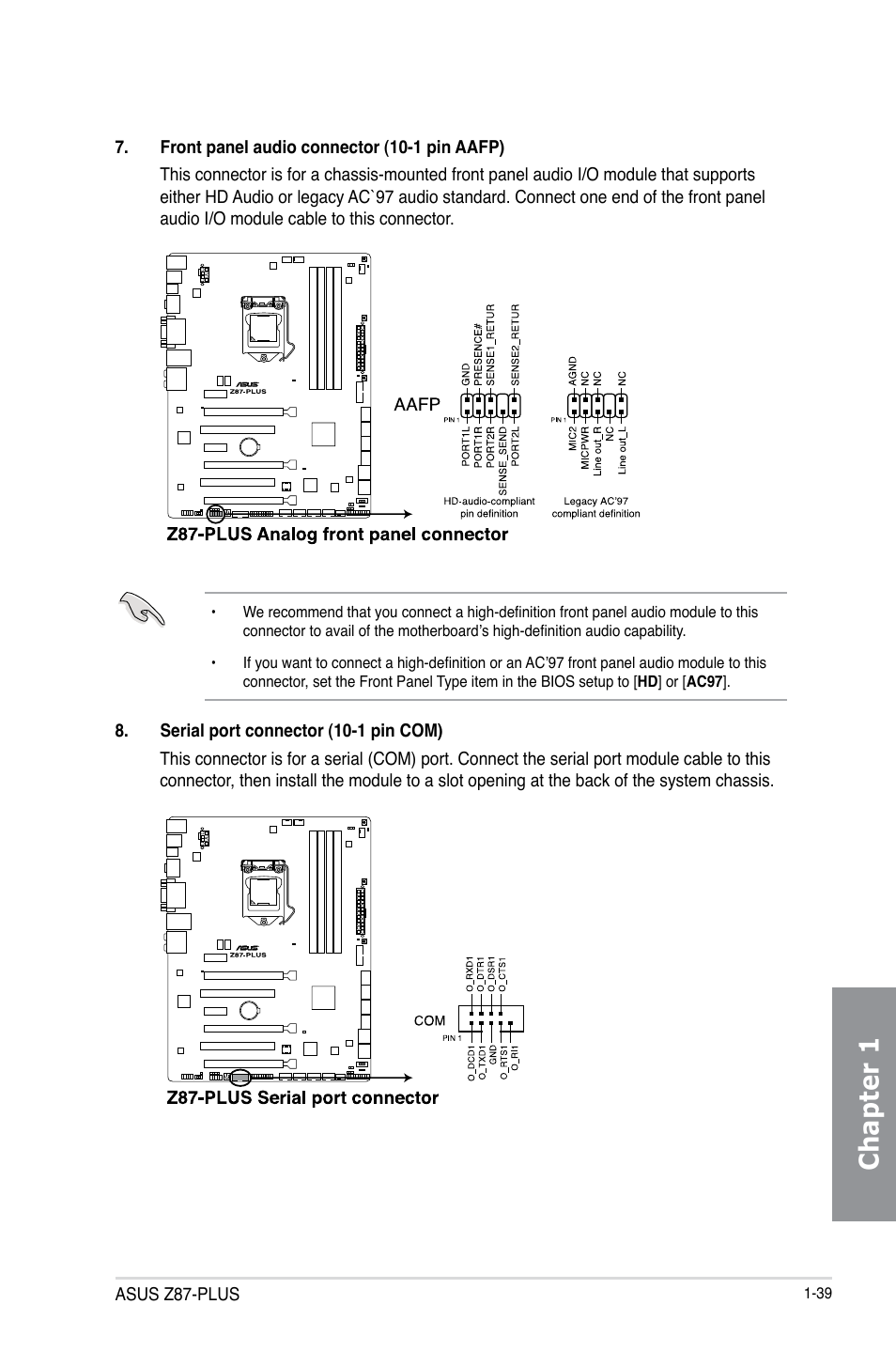 Chapter 1 | Asus Z87-PLUS User Manual | Page 55 / 174