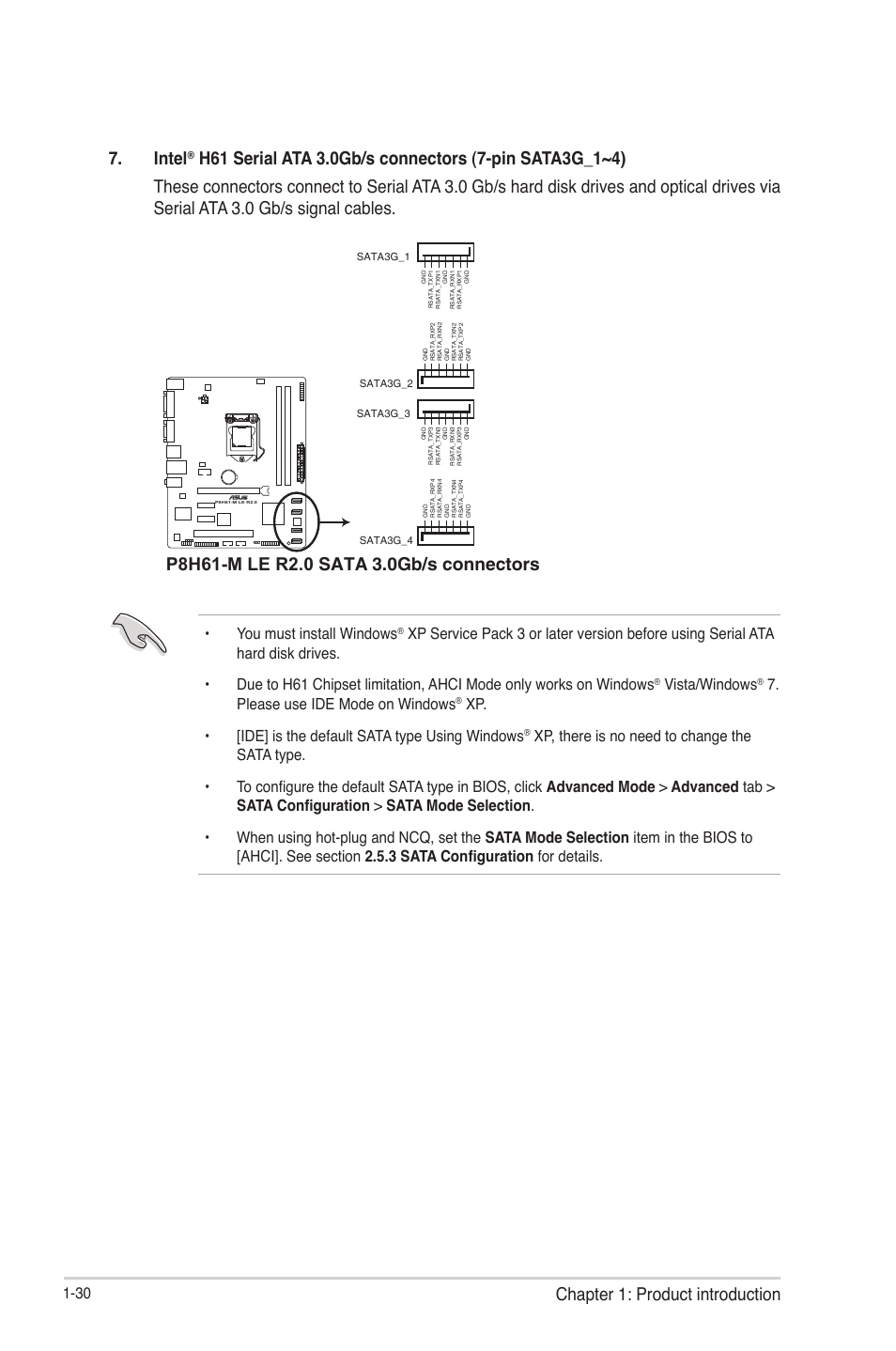 Chapter 1: product introduction 7. intel | Asus P8H61-M LE R2.0 User Manual | Page 42 / 81