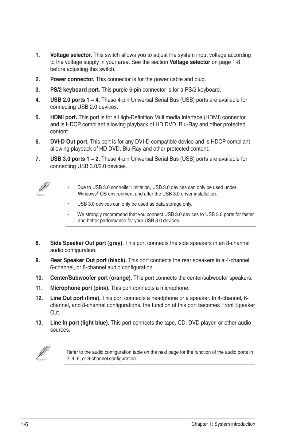 Asus V7-P8H61E User Manual | Page 14 / 80