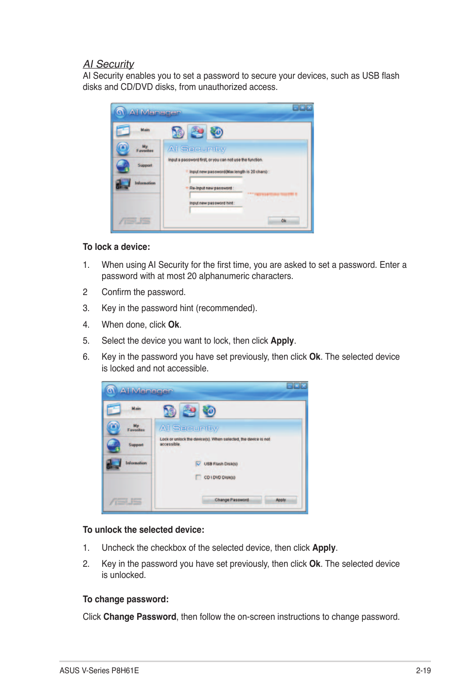 Asus V7-P8H61E User Manual | Page 39 / 80