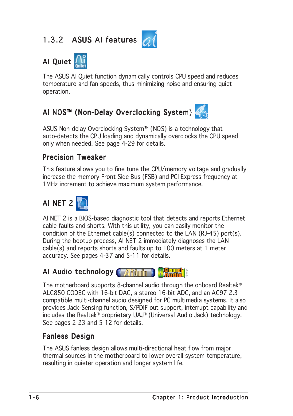 Asus P5ND2-SLI Deluxe User Manual | Page 22 / 184