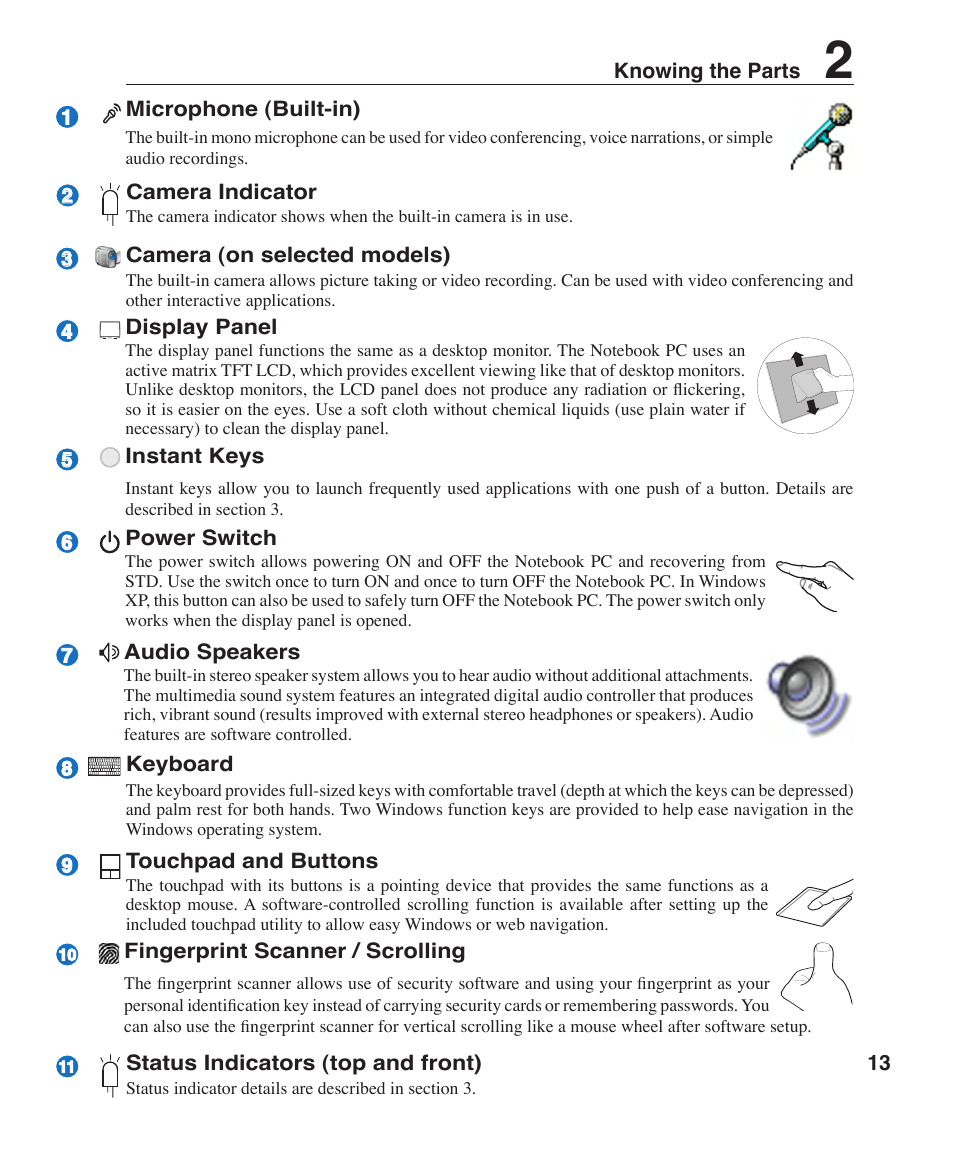 Asus V1J User Manual | Page 13 / 83