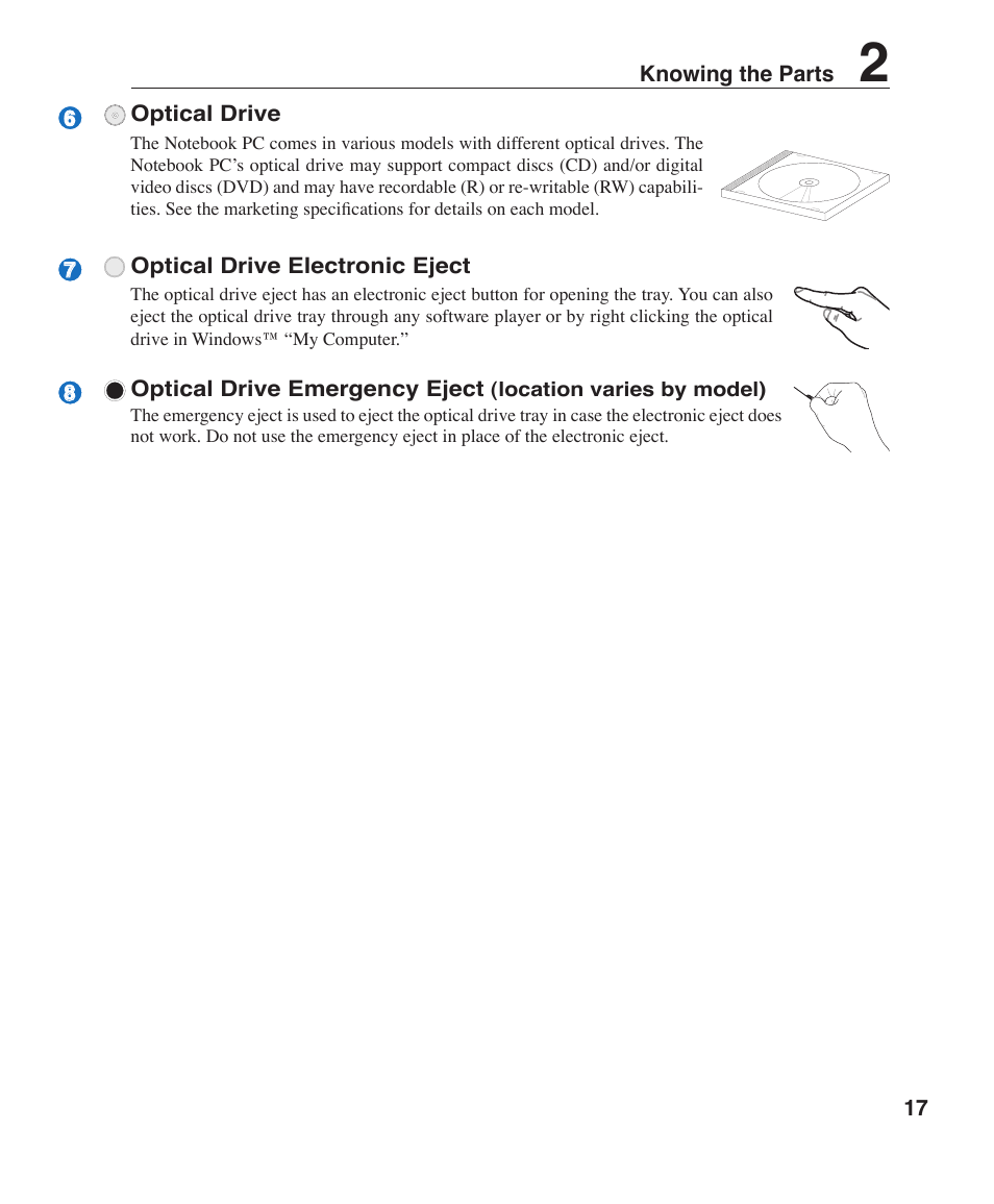 Asus V1J User Manual | Page 17 / 83