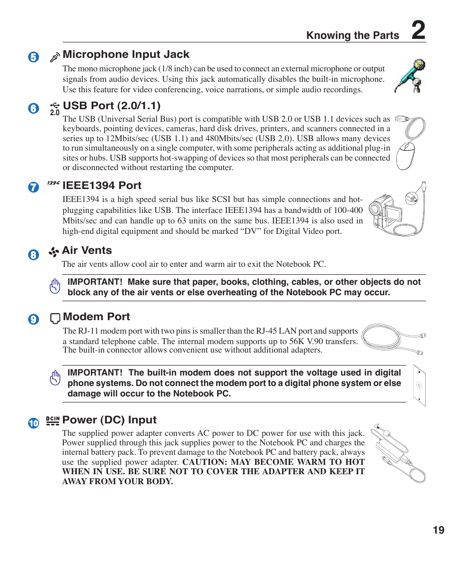 Asus V1J User Manual | Page 19 / 83