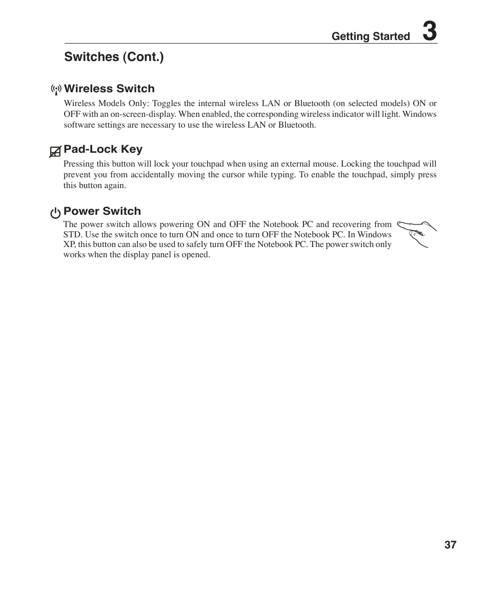 Asus V1J User Manual | Page 37 / 83