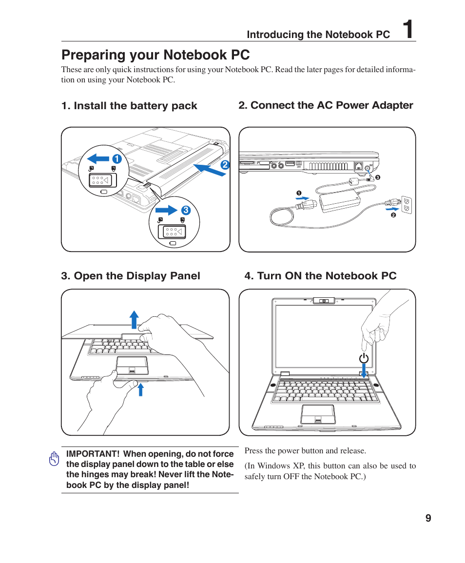 Asus V1J User Manual | Page 9 / 83