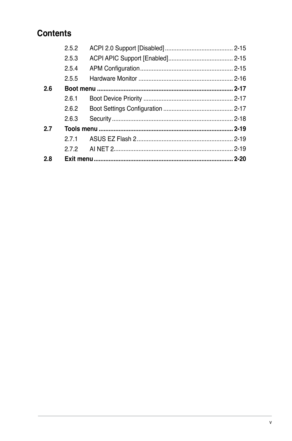 Asus M2N68 PLUS User Manual | Page 5 / 54