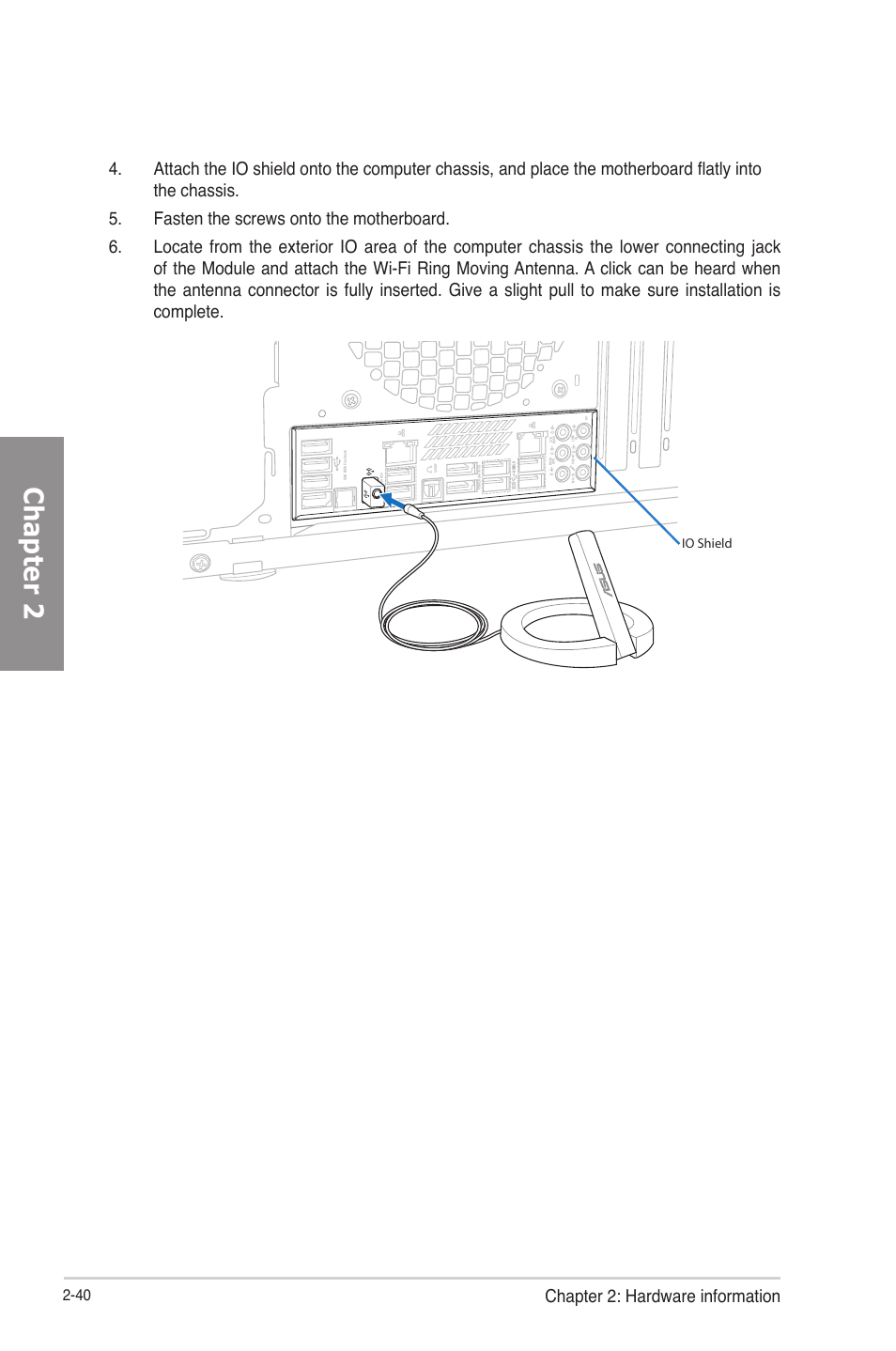 Chapter 2, Chapter 2: hardware information | Asus P8Z77-V PRO/THUNDERBOLT User Manual | Page 64 / 164