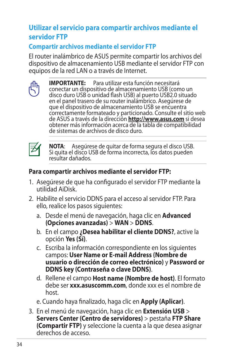 Asus RT-N16 User Manual | Page 34 / 68