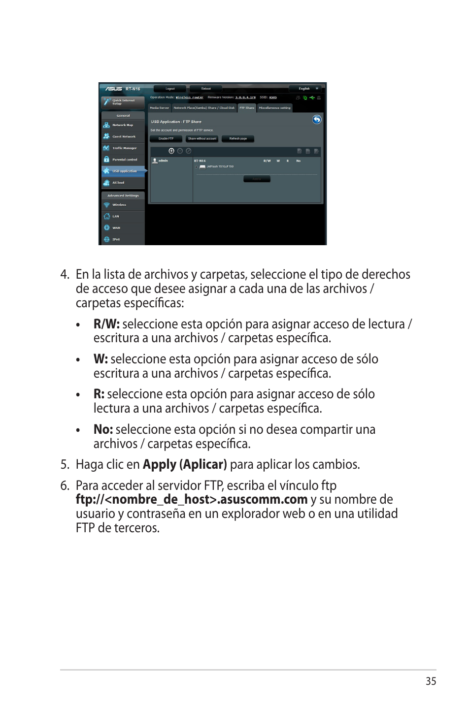 Asus RT-N16 User Manual | Page 35 / 68