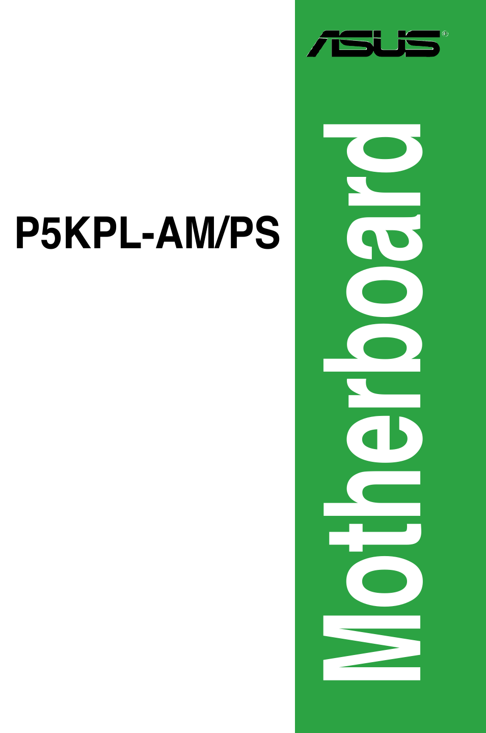 Asus P5KPL-AM/PS User Manual | 62 pages