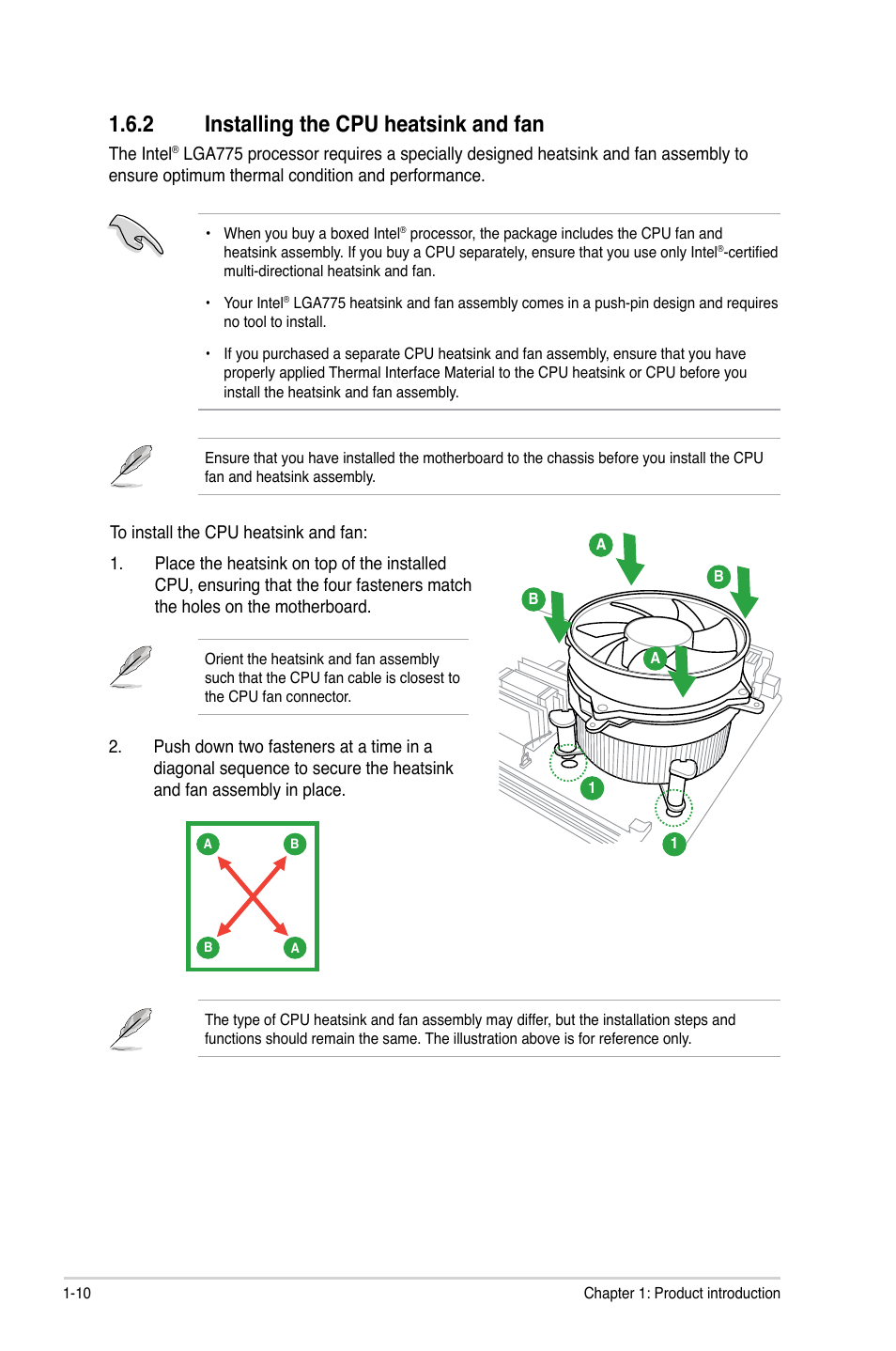 2 installing the cpu heatsink and fan | Asus P5KPL-AM/PS User Manual | Page 20 / 62