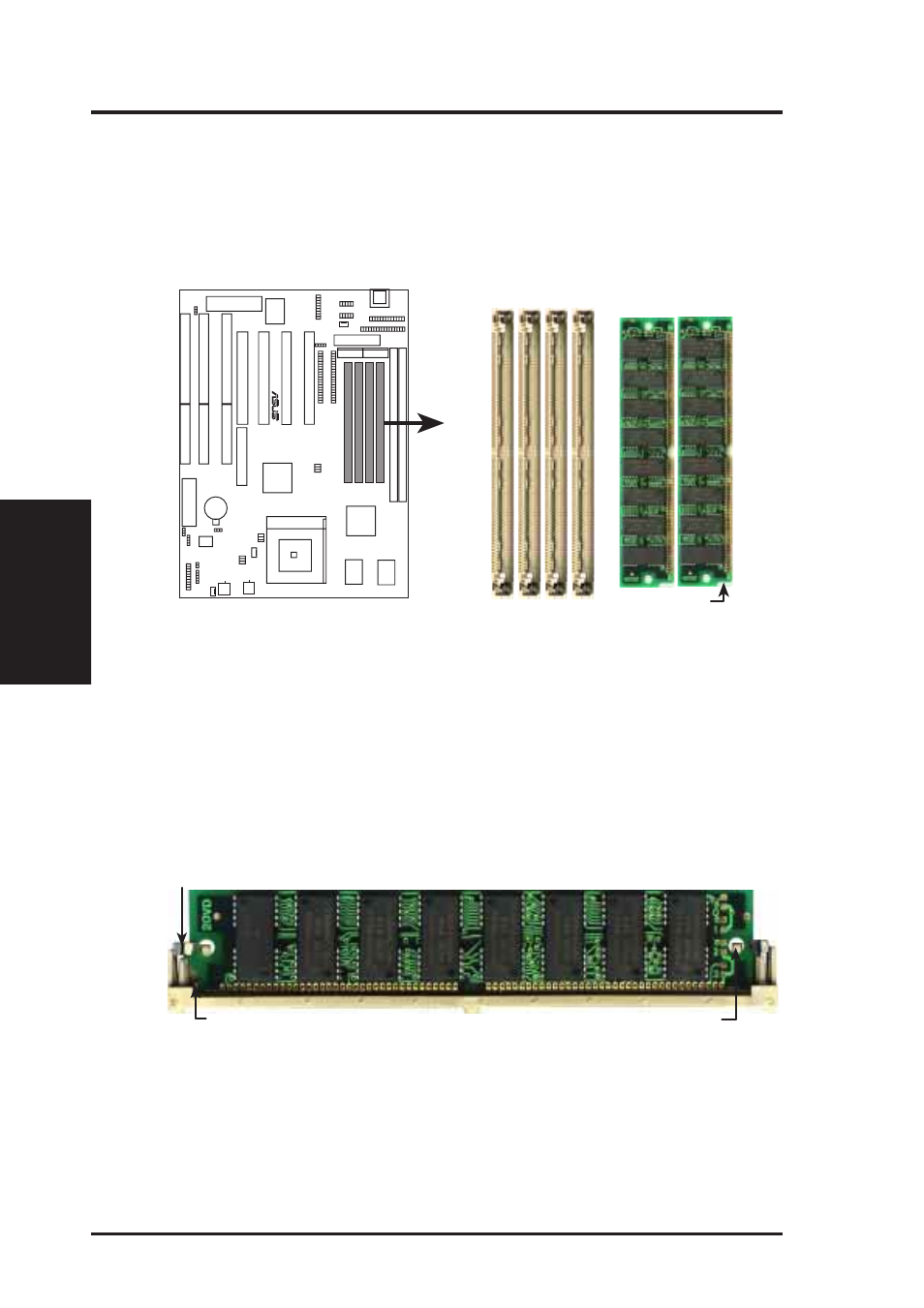 Iii. installation, 72 pin simm sockets | Asus TX97-E User Manual | Page 20 / 64