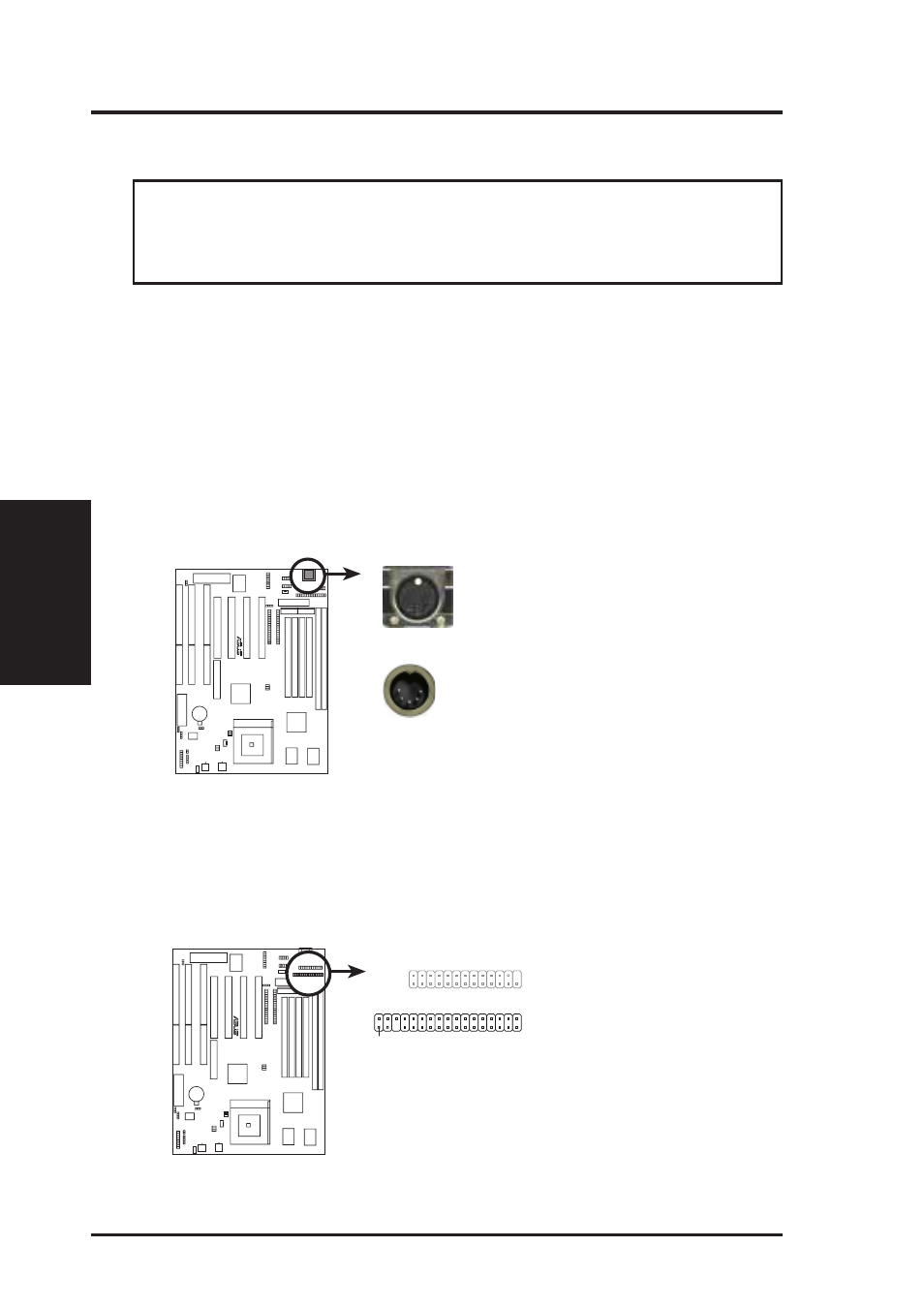 Iii. installation, External connectors | Asus TX97-E User Manual | Page 26 / 64