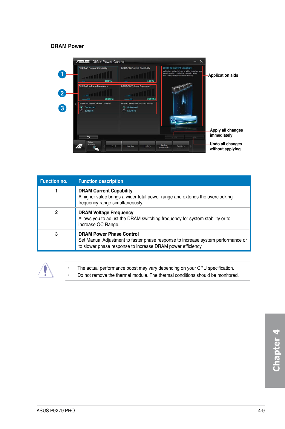 Chapter 4 | Asus P9X79 PRO User Manual | Page 133 / 168