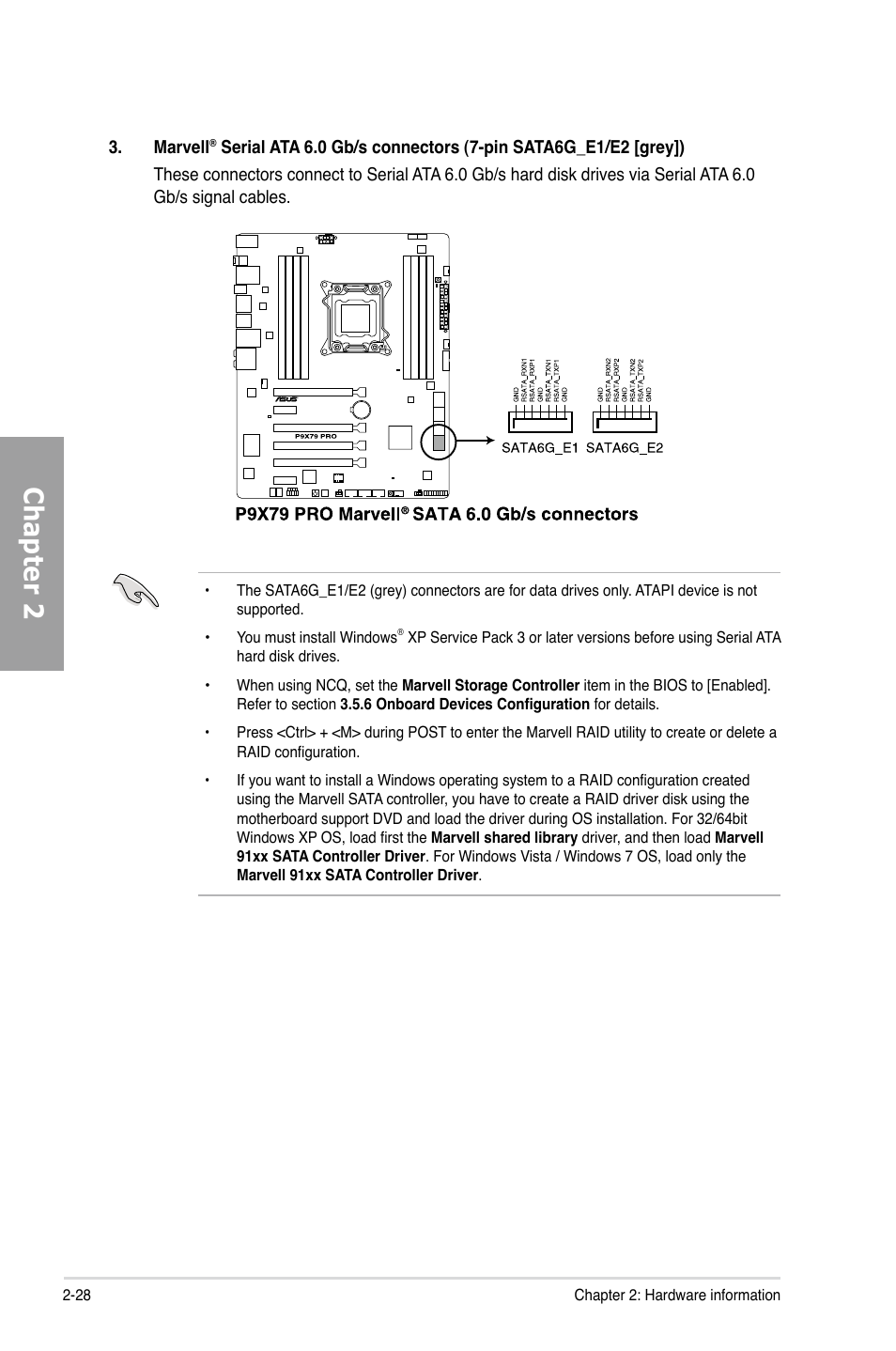 Chapter 2 | Asus P9X79 PRO User Manual | Page 48 / 168