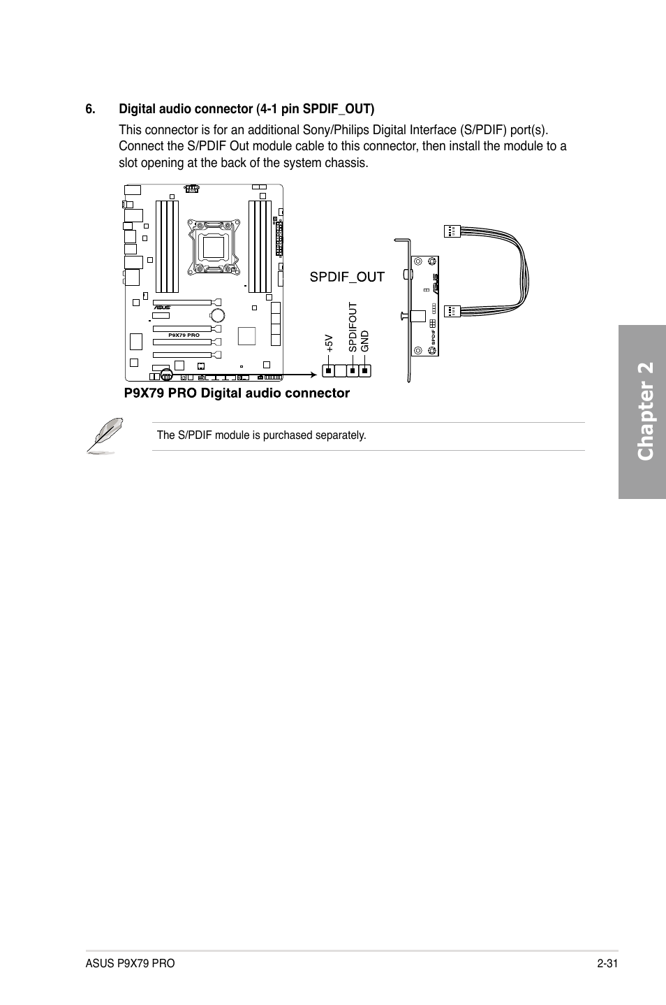 Chapter 2 | Asus P9X79 PRO User Manual | Page 51 / 168