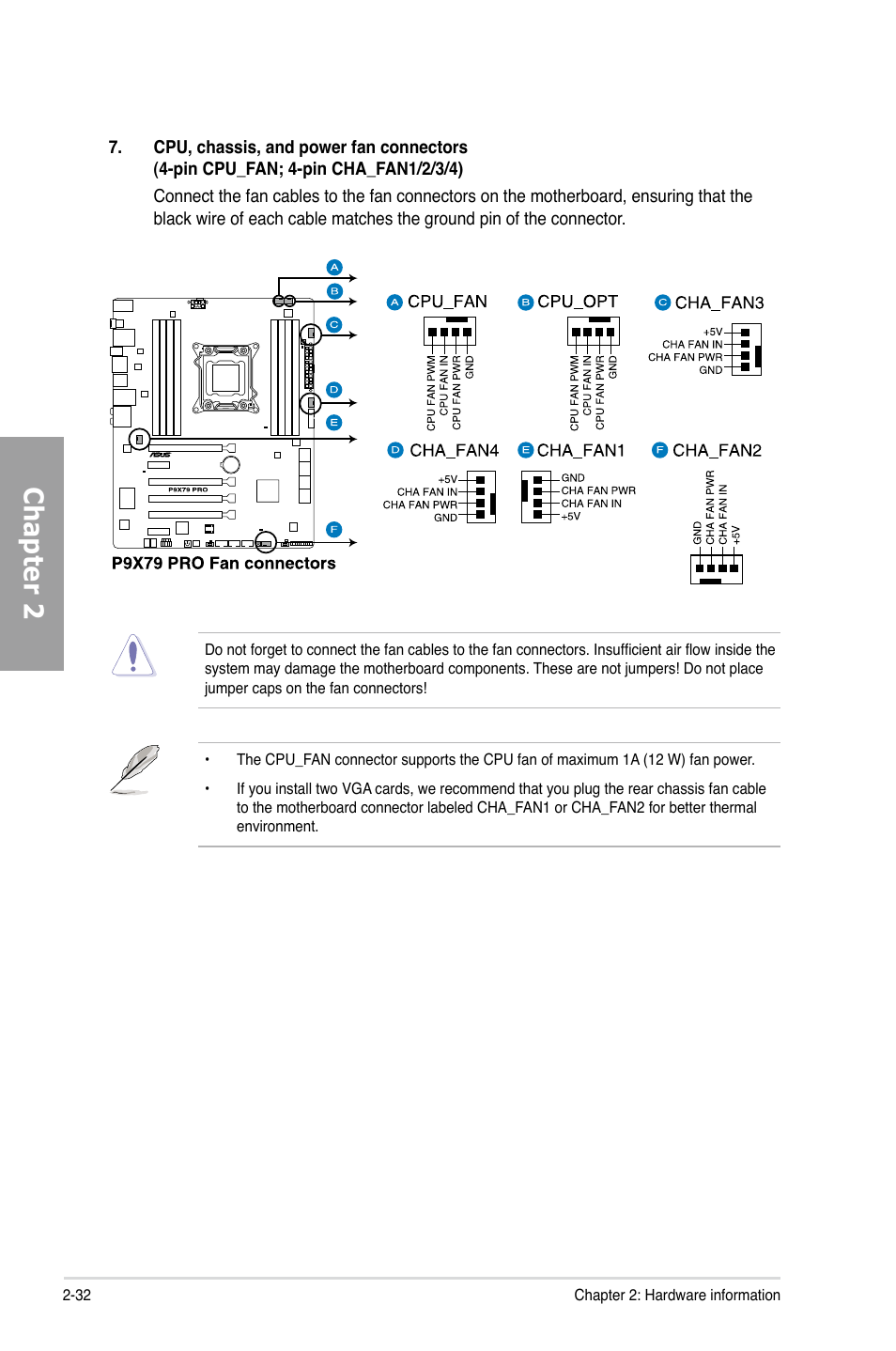 Chapter 2 | Asus P9X79 PRO User Manual | Page 52 / 168