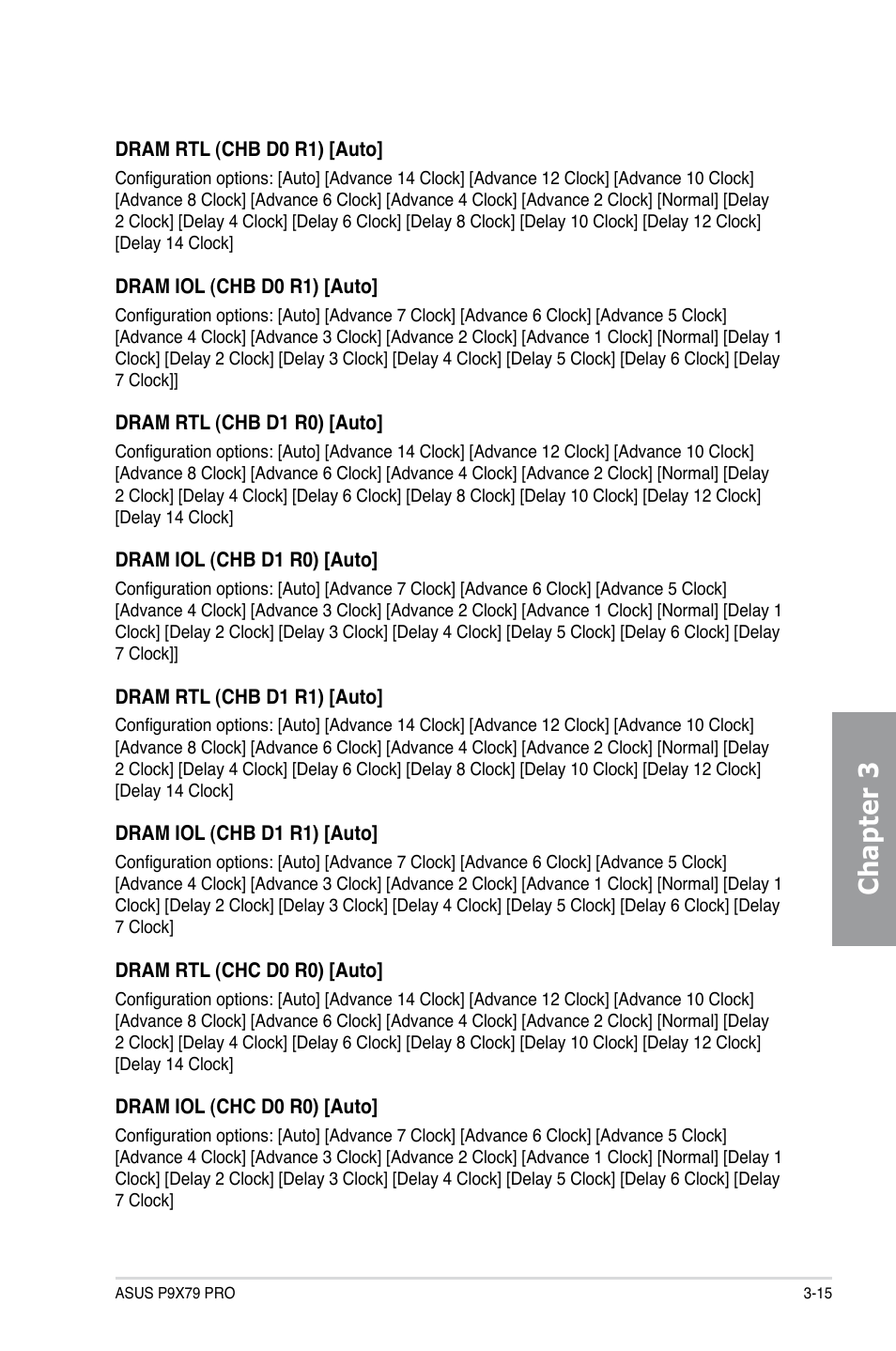 Chapter 3 | Asus P9X79 PRO User Manual | Page 87 / 168