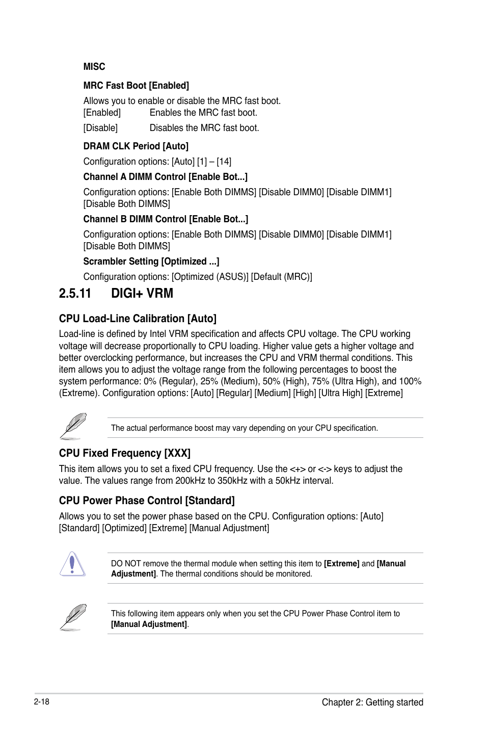 11 digi+ vrm | Asus H81-PLUS User Manual | Page 45 / 73