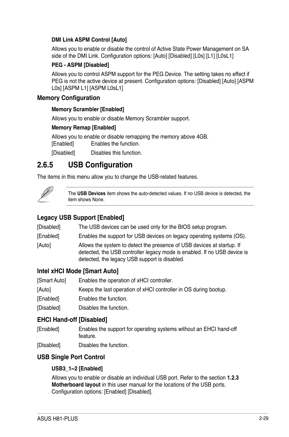 5 usb configuration | Asus H81-PLUS User Manual | Page 56 / 73