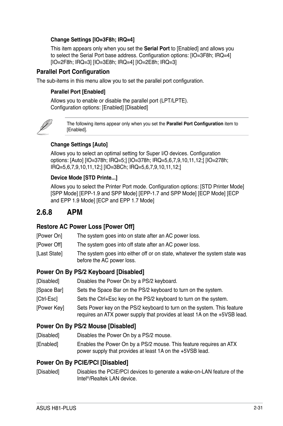 8 apm | Asus H81-PLUS User Manual | Page 58 / 73