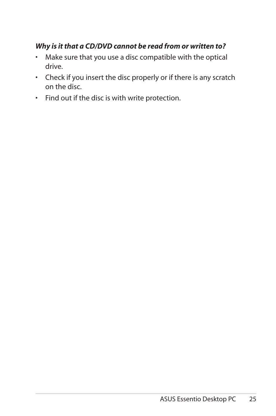 Asus CG5285 User Manual | Page 25 / 25