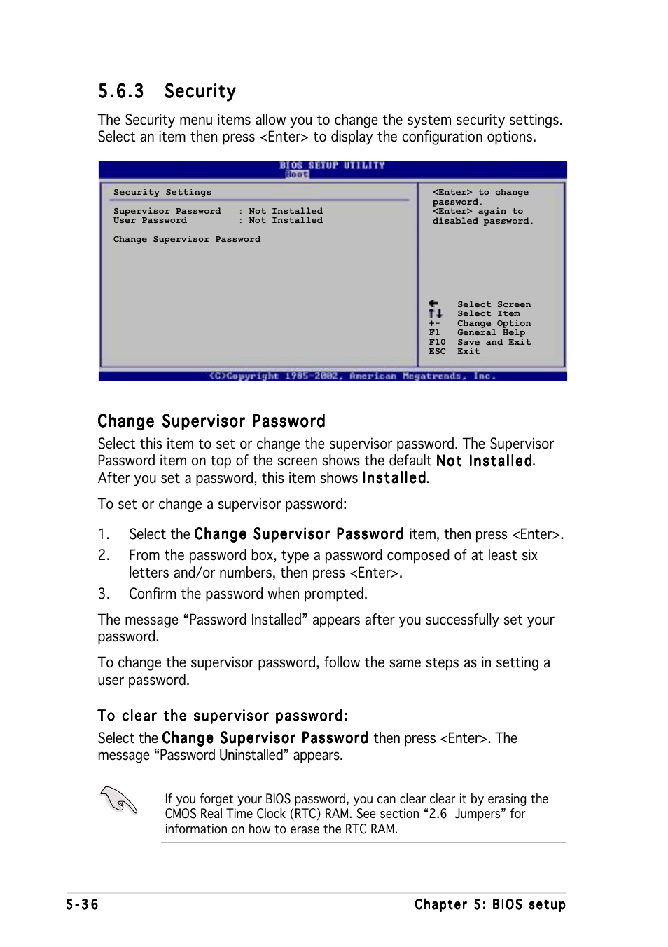 3 security security security security security | Asus AP1600R-E2(CS3) User Manual | Page 100 / 104