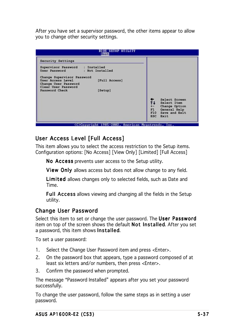 Asus AP1600R-E2(CS3) User Manual | Page 101 / 104