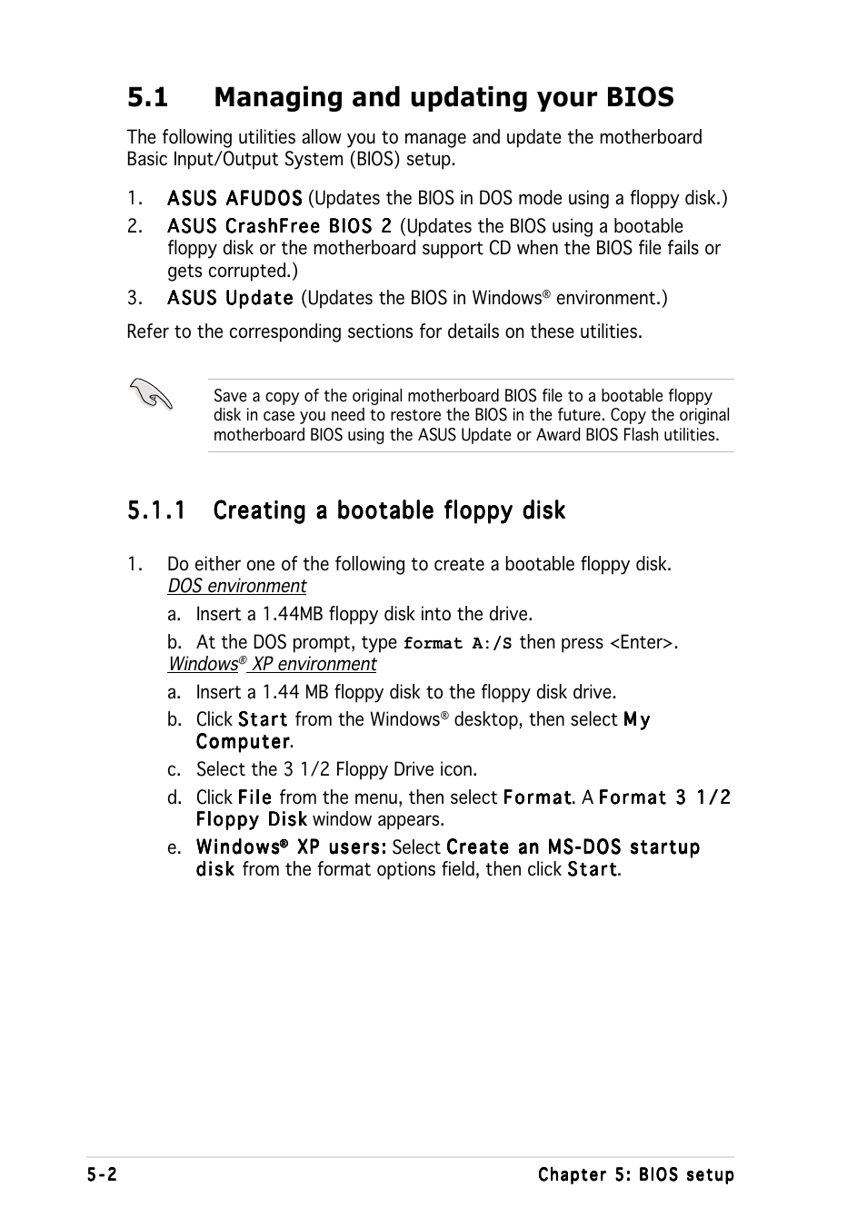 1 managing and updating your bios | Asus AP1600R-E2(CS3) User Manual | Page 66 / 104