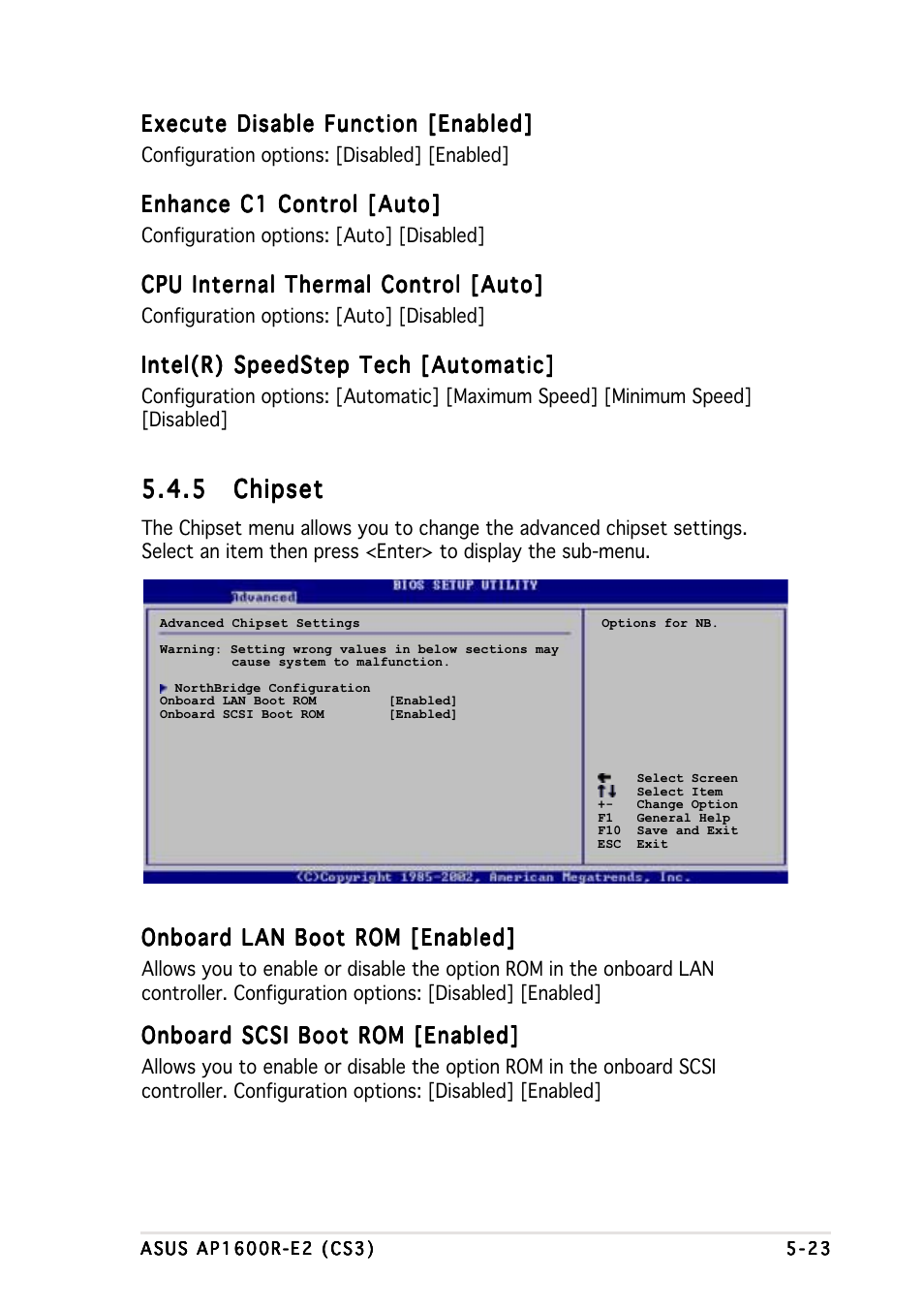 5 chipset chipset chipset chipset chipset | Asus AP1600R-E2(CS3) User Manual | Page 87 / 104