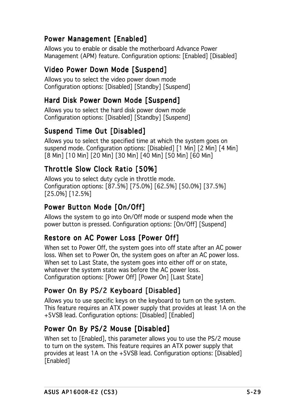 Asus AP1600R-E2(CS3) User Manual | Page 93 / 104