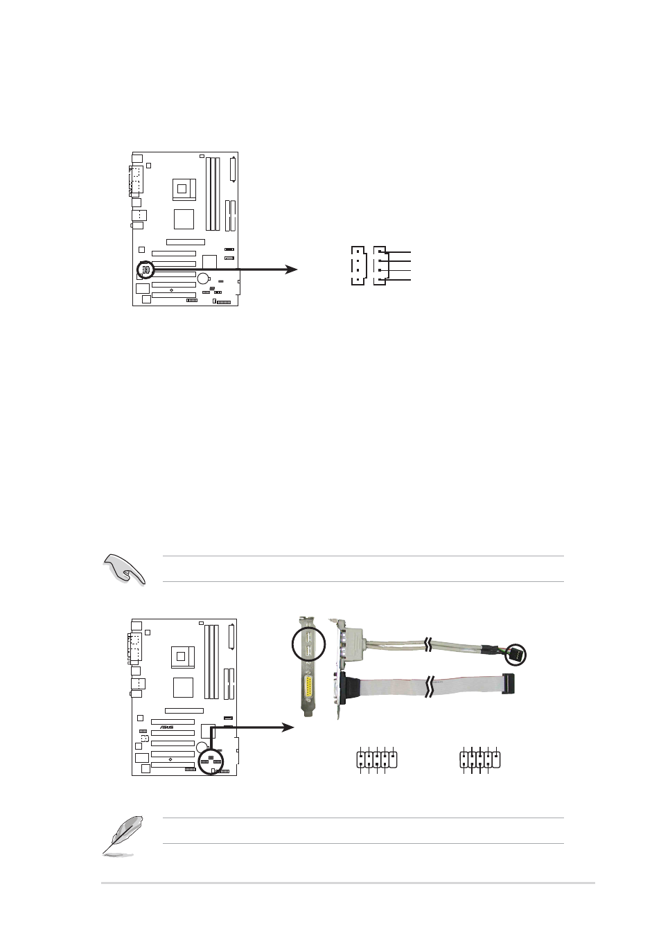 Usb78, P4v800-x internal audio connectors | Asus P4V800-X User Manual | Page 31 / 74