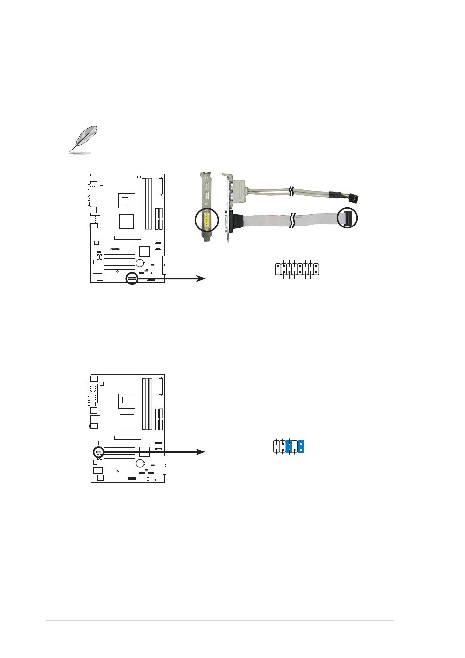 22 chapter 1: product introduction, The usb/game module is purchased separately | Asus P4V800-X User Manual | Page 32 / 74