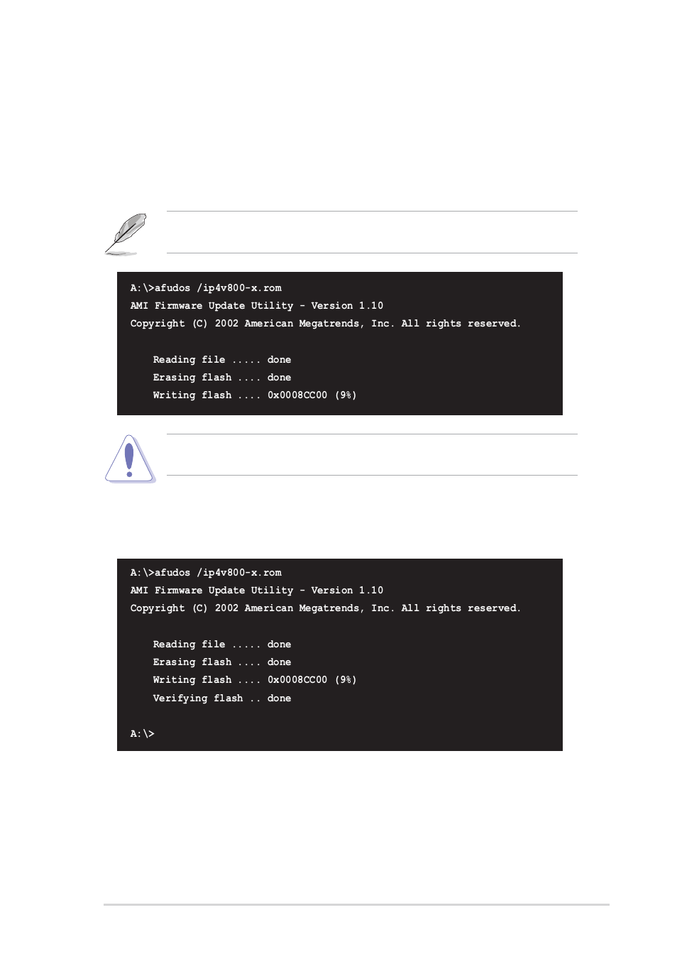 Reboot the system from the hard disk | Asus P4V800-X User Manual | Page 37 / 74