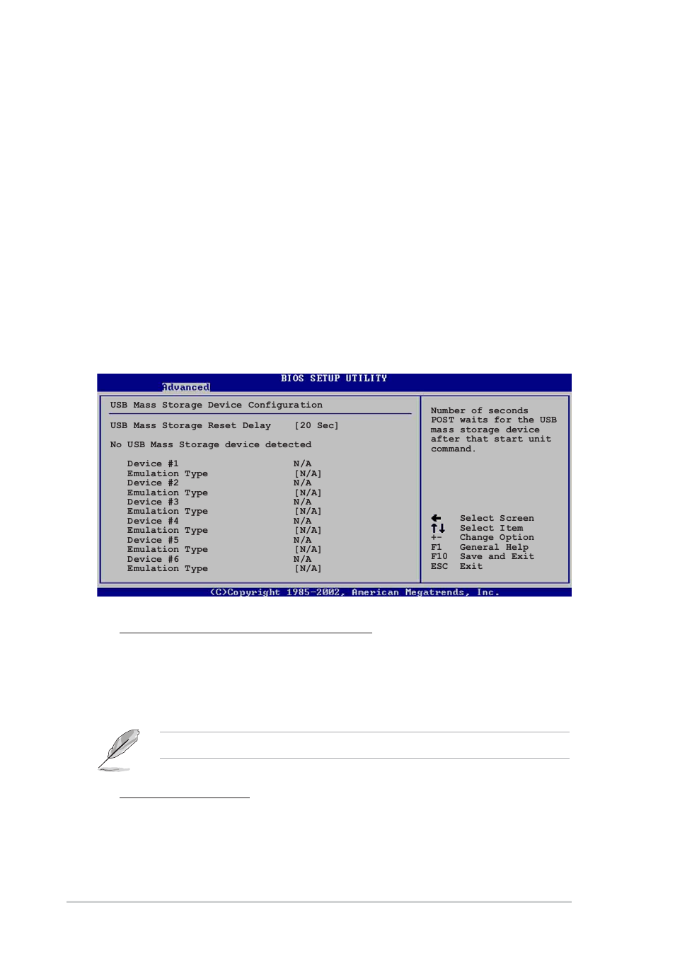 Usb 2.0 ports enabled [enabled, Legacy usb support [auto, Usb 2.0 controller mode [hispeed | Usb mass storage device configuration | Asus P4V800-X User Manual | Page 50 / 74