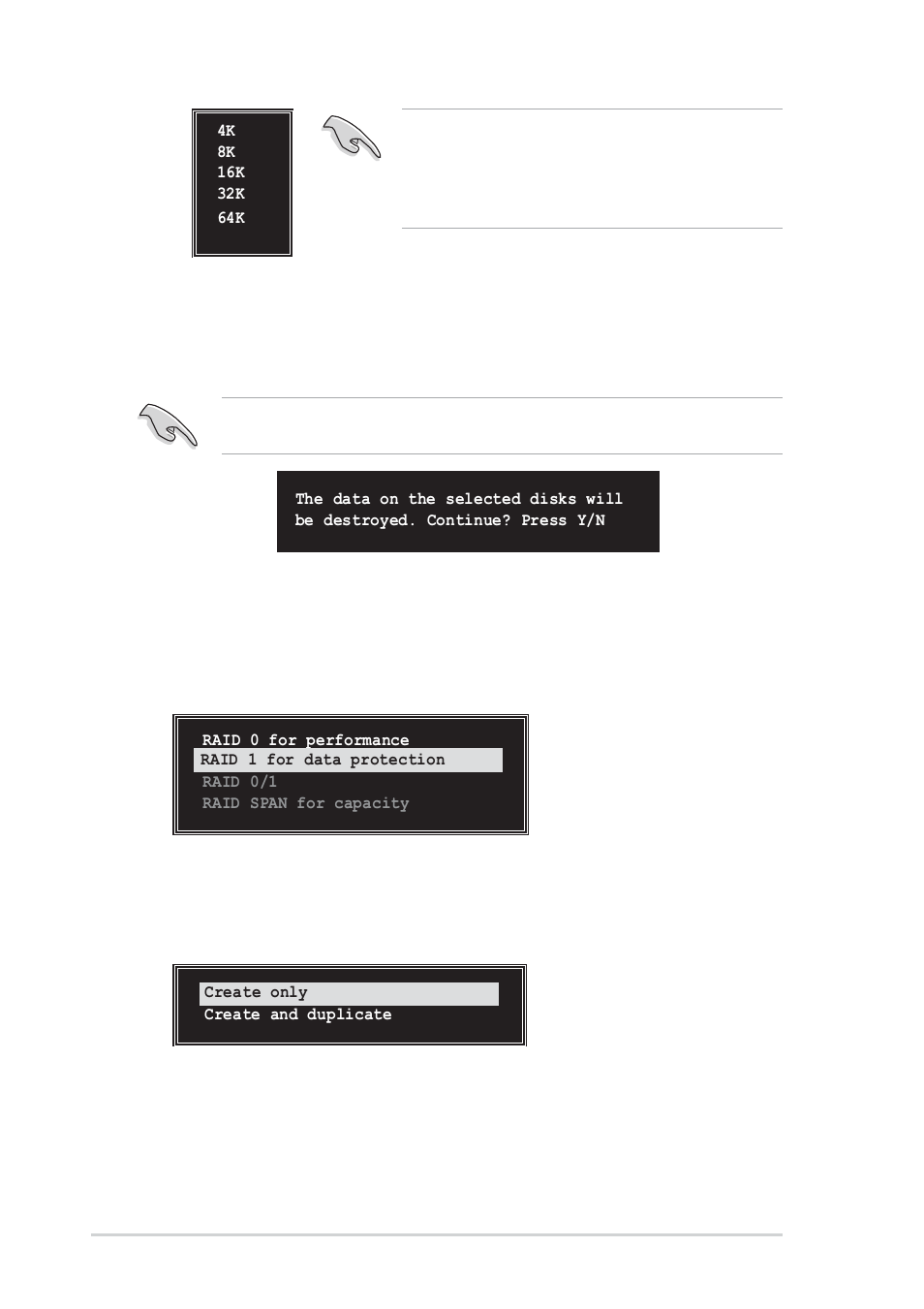 2 raid 1 for data protection | Asus P4V800-X User Manual | Page 72 / 74