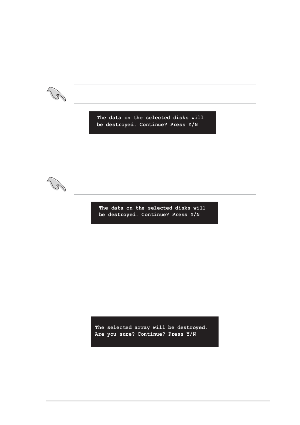 4 delete array | Asus P4V800-X User Manual | Page 73 / 74