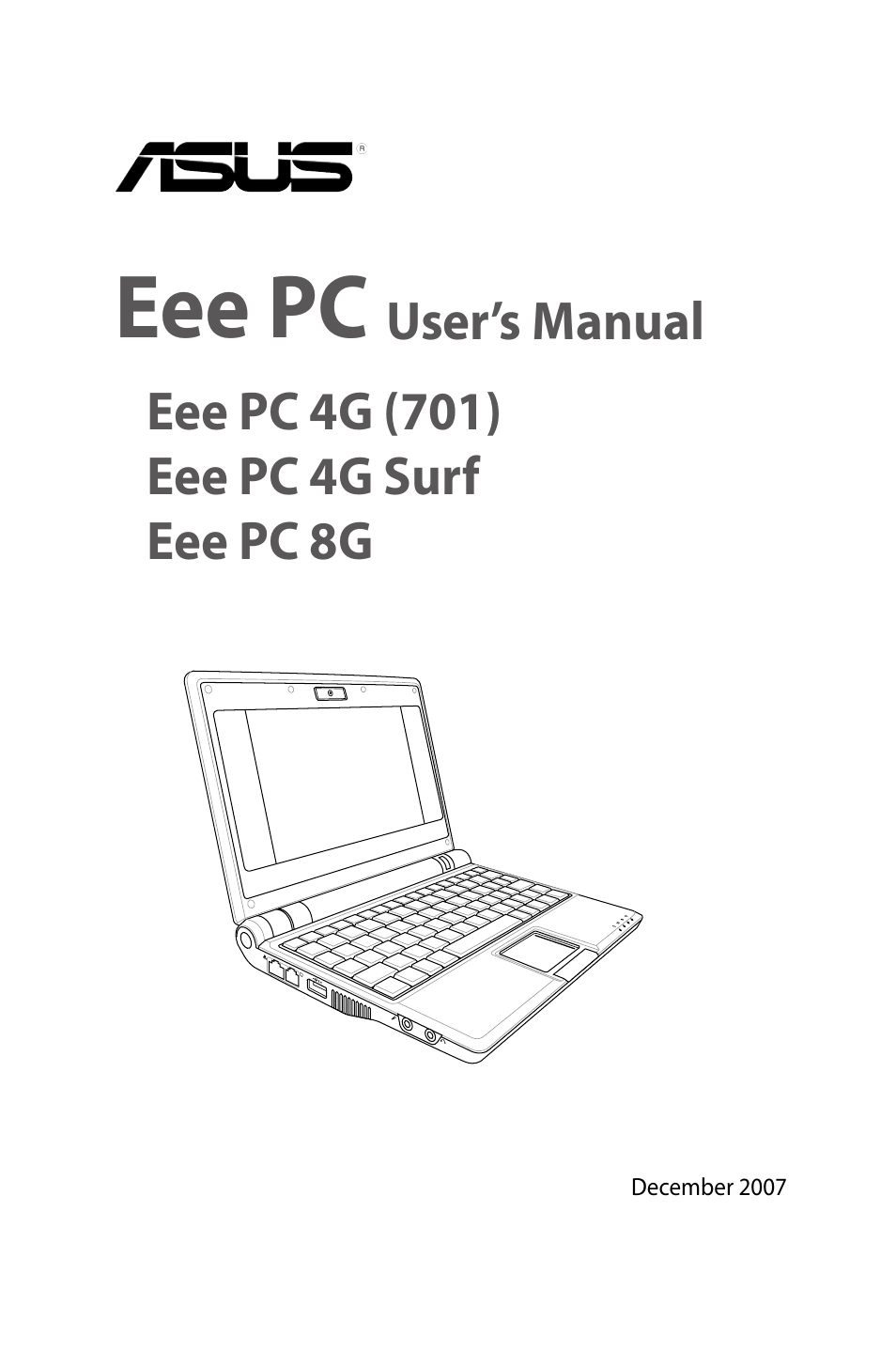 Asus Eee PC 4G Surf/Linux User Manual | 140 pages