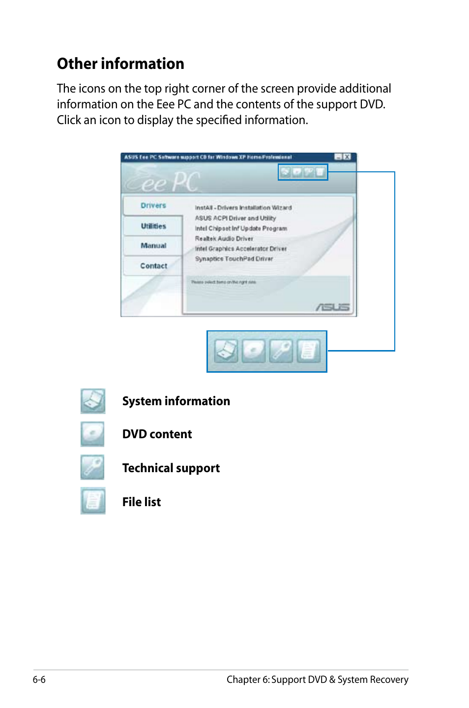 Other information, Other information -6 | Asus Eee PC 4G Surf/Linux User Manual | Page 100 / 140